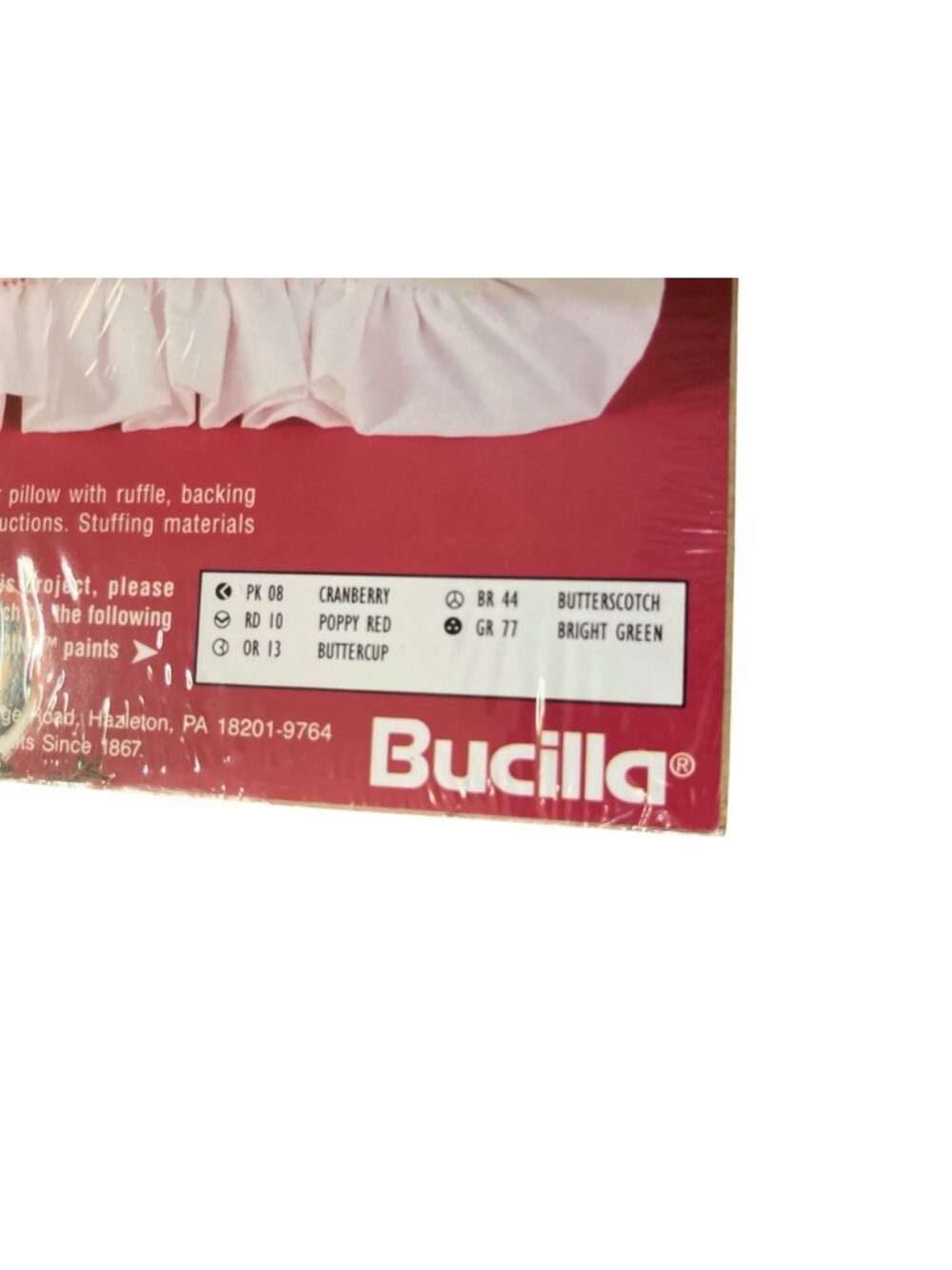 Vintage Bucilla Noel Pillow Kit 1993 ColorPoint Paintstitch NEW - Picture 7 of 9